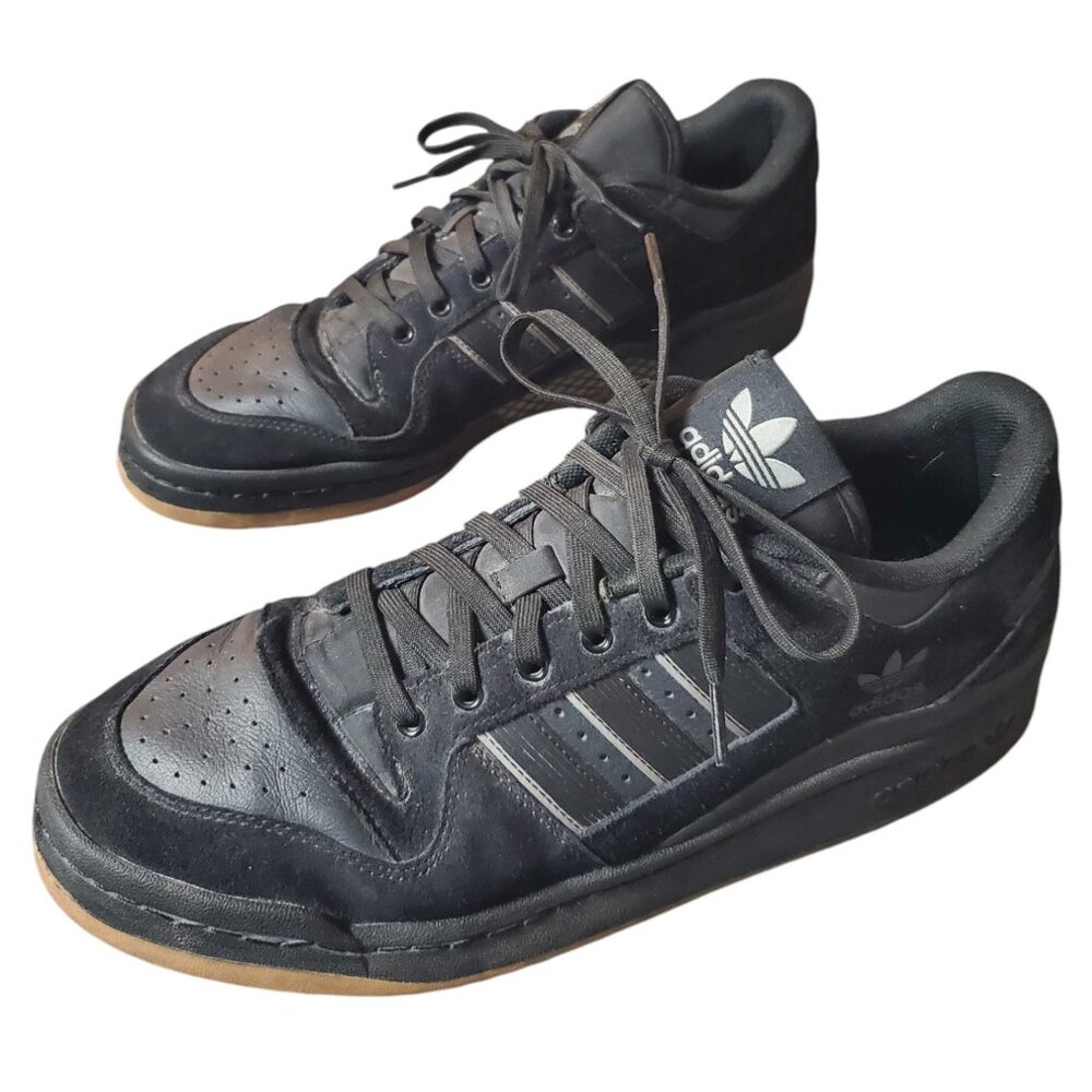 Adidas Forum 84 Low ADV Men's Size 13 Black Grey Gum IG7581 Shoes Sneakers